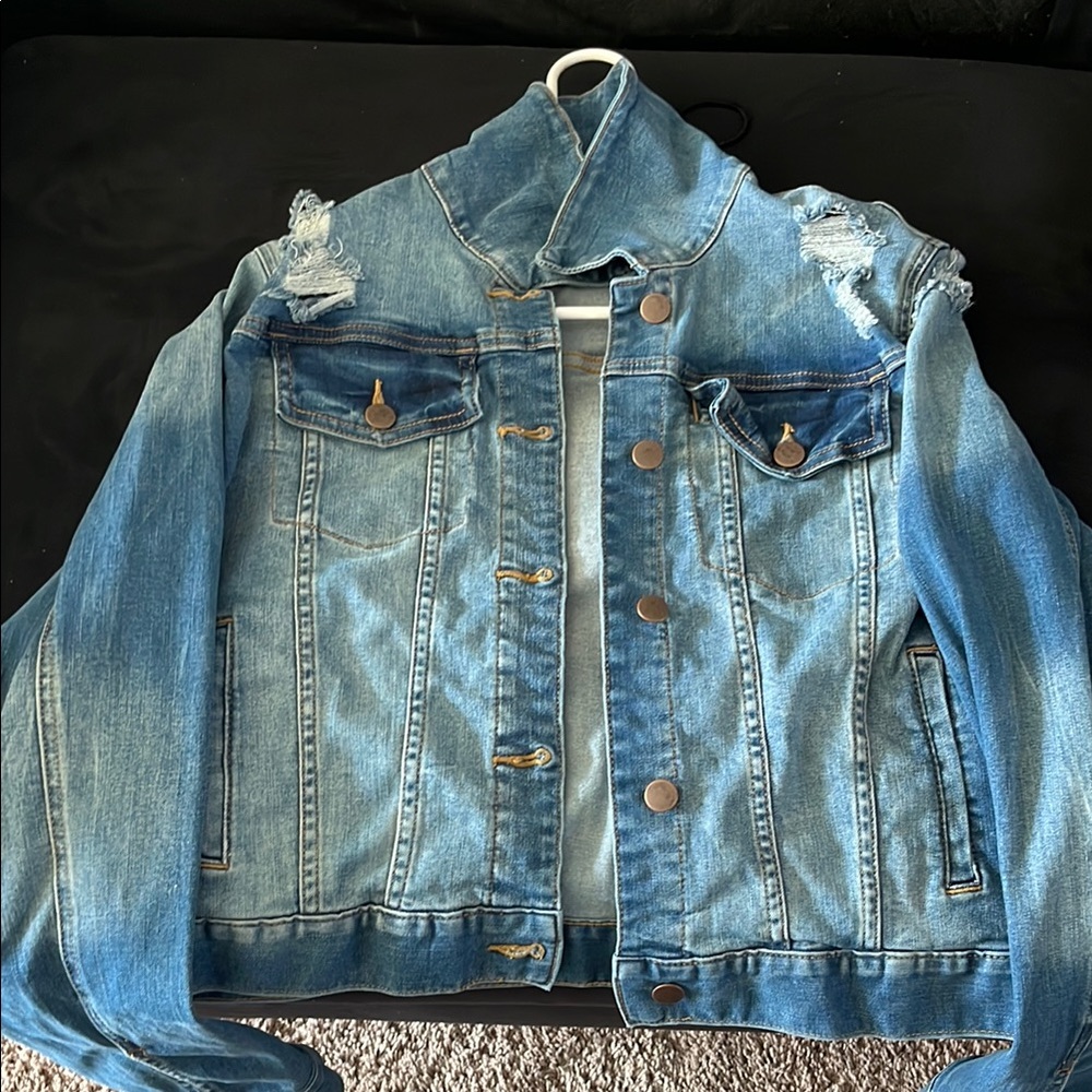 Fashion Nova Blue Denim Jacket